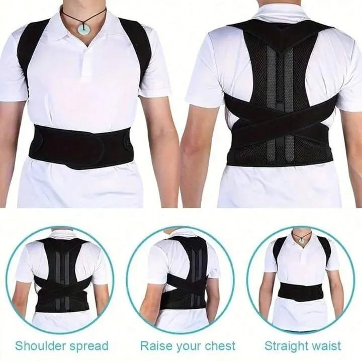 Ceinture Correctrice de Posture Réglable pour Hommes et Femmes