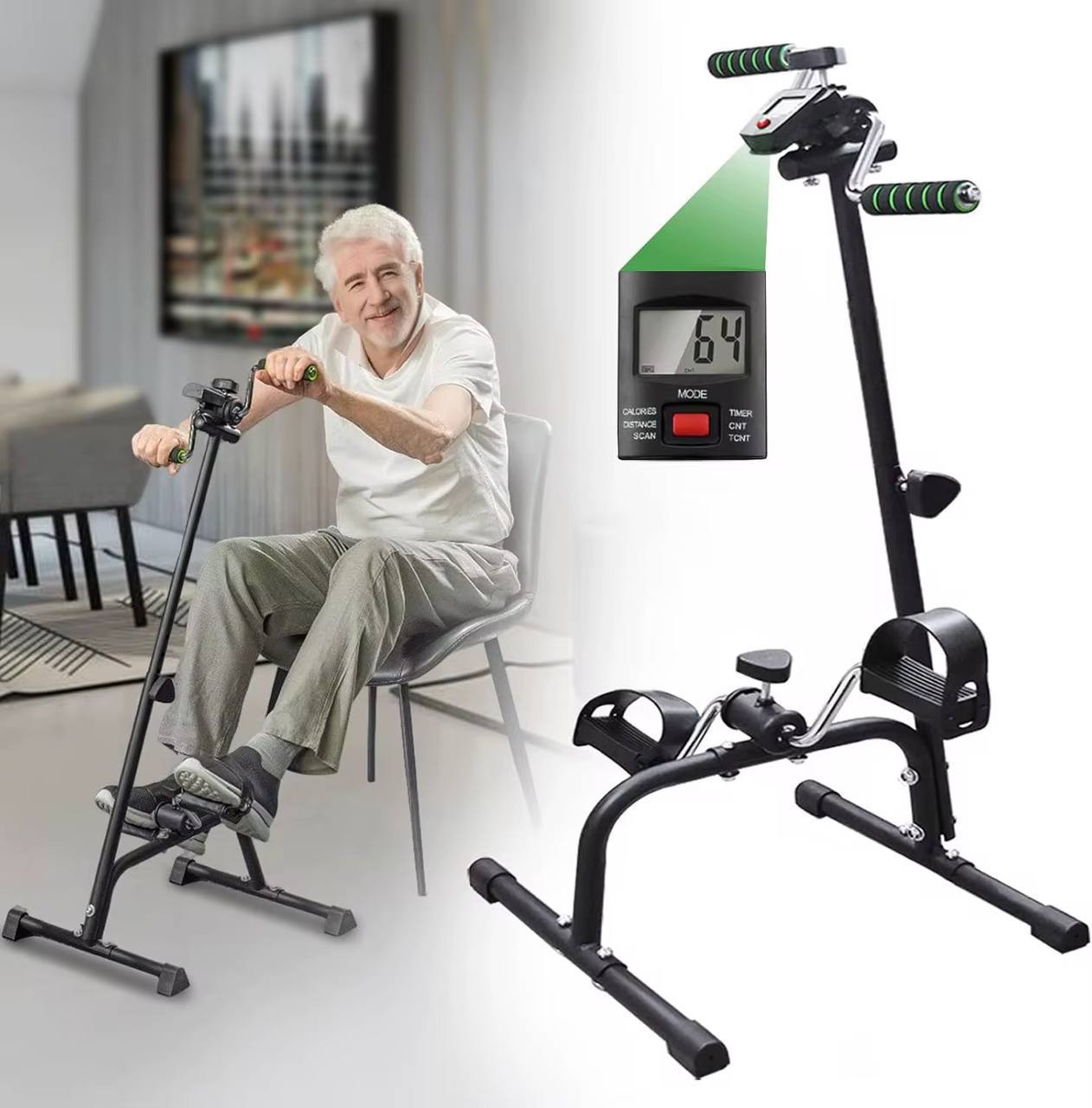 Vélo d'exercice à pédales pour seniors, pour les mains, les bras et les jambes, disponible sur Ubuy au Royaume-Uni.