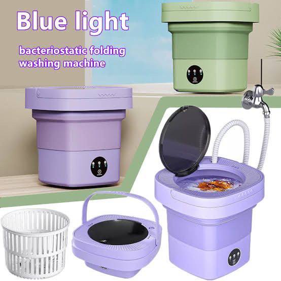 Mini machine à laver, Lave-linge Compact et Pliable Idéal pour les Petits Espaces pliable portable