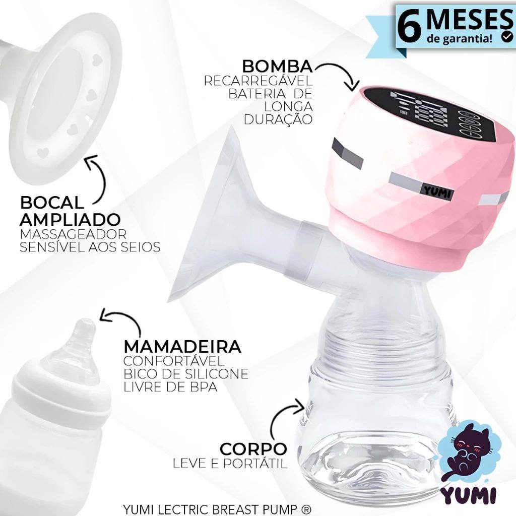 Tire-lait pour bébé avec affichage LED, 9 niveaux réglables, rechargeable par USB, sans BPA