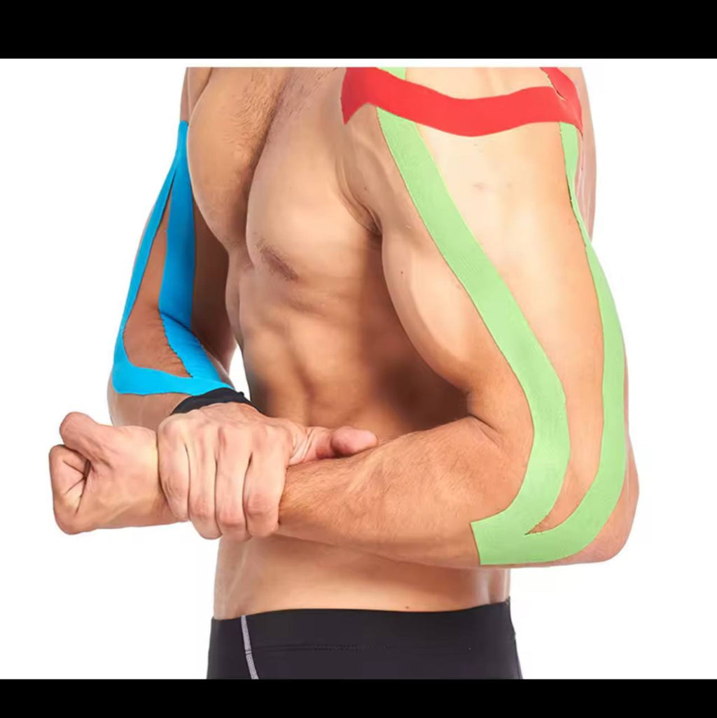 Kinesiology Tape Bande Kiné 5m x 5cm - Ruban Permettant un maintien articulaire et musculaire